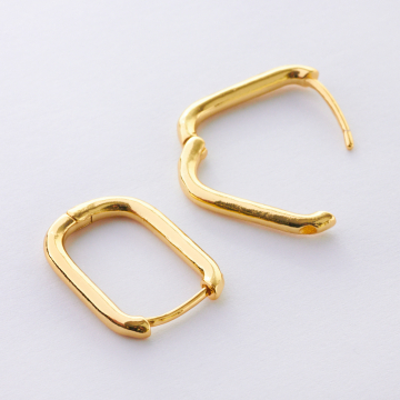 Złocone bigle ozdobne duże zamykane 22mm Złocone bigle ozdobne duże zamykane 22mm