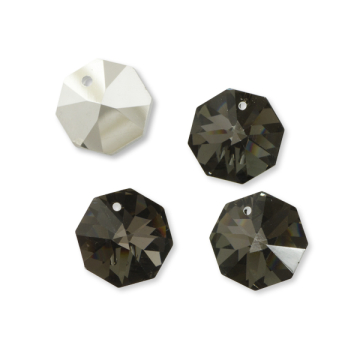 Preciosa octagon 18mm silver night