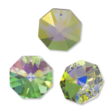 Preciosa octagon crystal AB 36mm