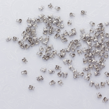 Łapaczki boczne dziewczynki ze stali chirurgicznej w kolorze srebrnym 2mm