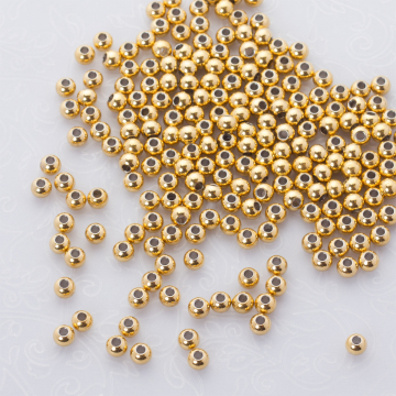Kulki ze stali chirurgicznej w kolorze złotym 4mm