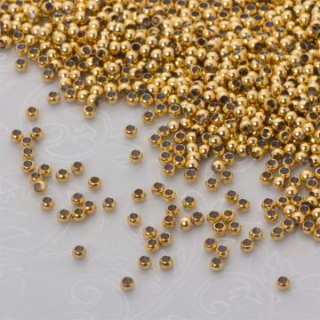 Kulki ze stali chirurgicznej w kolorze złotym 2mm PVD