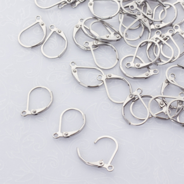 Bigle angielskie ze stali chirurgicznej w kolorze srebrnym 16mm