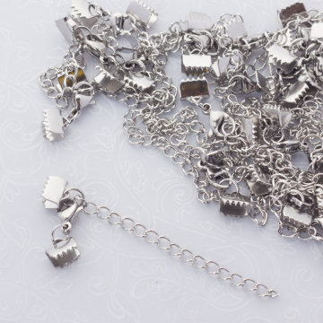 Zapięcia w zestawie ze stali chirurgicznej w kolorze srebrnym 6mm