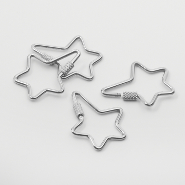 Zapięcie ze stali chirurgicznej gwiazdka 36x29,5mm