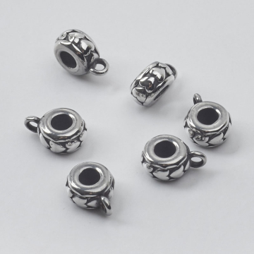 Krawatka oponka ze stali chirurgicznej do męskich bransoletek 11,5mm