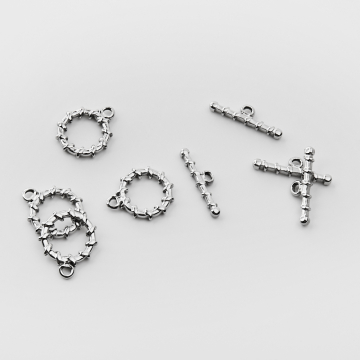 Zapięcie toggle ze stali chirurgicznej nawijane