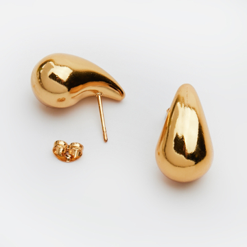 Kolczyki łezki ze stali chirurgicznej 21mm