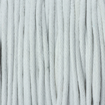 Sznurek bawełniany woskowany biały 2mm