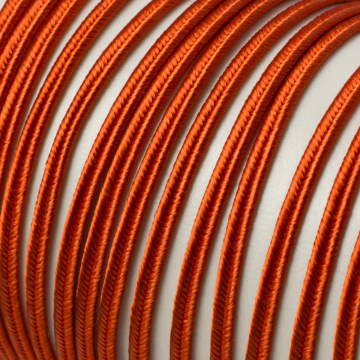Sznurek do sutaszu 3mm ciemna pomarańcz
