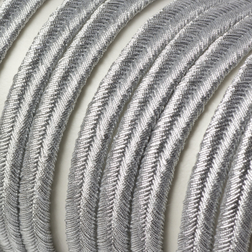 Sznurek do sutaszu 6mm srebrny