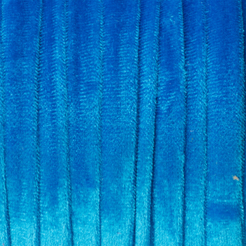 Sznurek welurowy niebieski 1.5x6mm