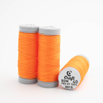 Nić craft do beadingu nr 40 orange