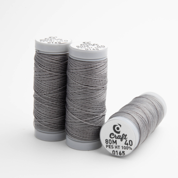 Nić craft do beadingu nr 40 mousy