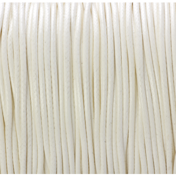 Sznurek powlekany biały 2mm