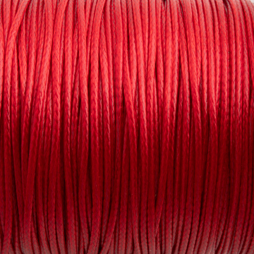Sznurek powlekany ciemny czerwony 1mm