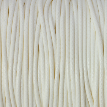 Sznurek powlekany biały 1,5mm