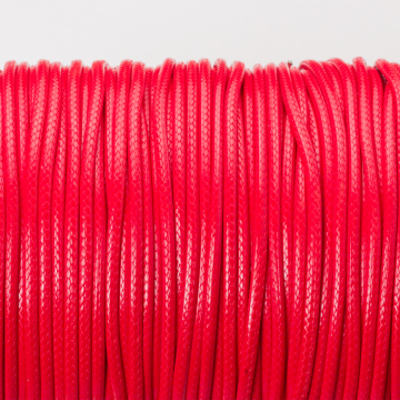 Sznurek powlekany czerwony 2mm