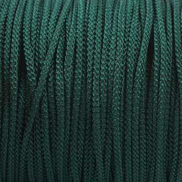 Sznurek pleciony zielony 1,5mm