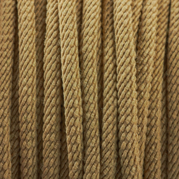 Sznurek skręcany beżowy 3mm