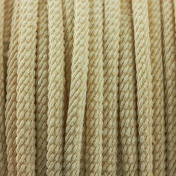 Sznurek skręcany kremowy 3mm