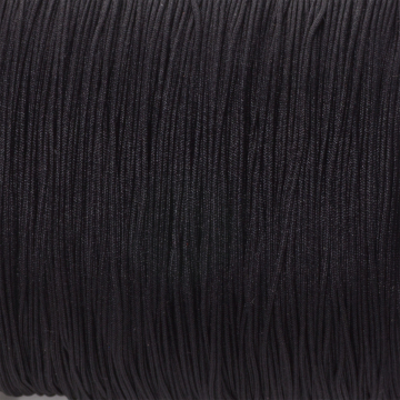 Sznurek do makramy czarny 0,7mm