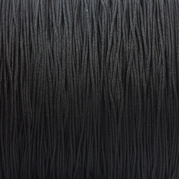 Sznurek do makramy czarny 0,5mm