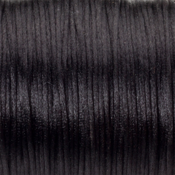 Sznurek gorsetowy czarny 1mm