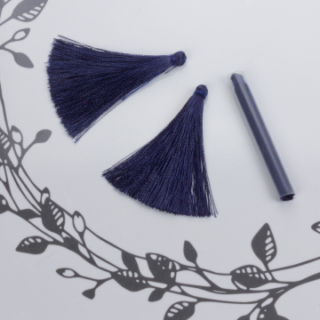 Chwost z wiskozy granatowy 6,5cm
