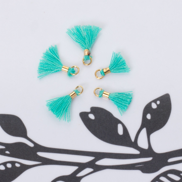 Mini chwosty w złotym okuciu morski 11mm