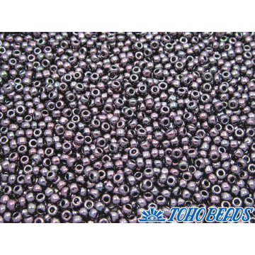 Koraliki TOHO Round 11/0 Metallic - Amethyst Gun Metal