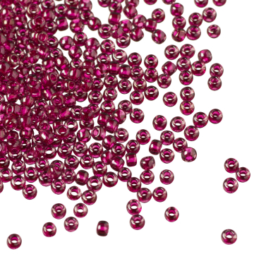 Koraliki TOHO Round 11/0 Inside-Color Lt Amethyst/Fuscia Lined