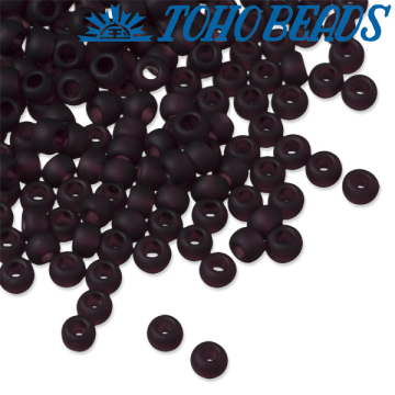 Koraliki TOHO Round 8/0 Transparent-Frosted Amethyst