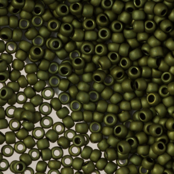 Koraliki TOHO Round 8/0 Matte-Color Dark Olive
