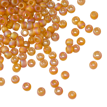 Koraliki TOHO Round 8/0 Trans-Rainbow-Frosted Dark Topaz