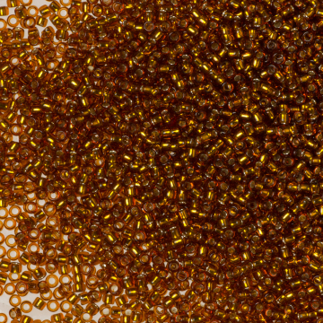 Koraliki TOHO Round 15/0 Silver-Lined Smoky Topaz