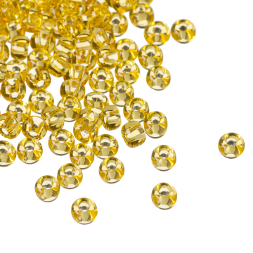 Koraliki TOHO Round 6/0 Transparent Lt Topaz Koraliki TOHO Round 6/0 Transparent Lt Topaz