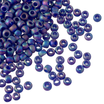 Koraliki TOHO Round 8/0 Trans-Rainbow-Frosted Cobalt