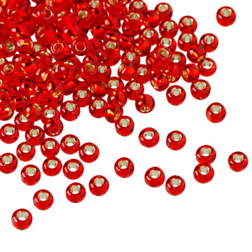 Koraliki TOHO Round 8/0 Silver-Lined Siam Ruby