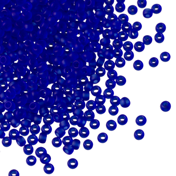 Koraliki TOHO Round 11/0 Transparent-Frosted Dark Sapphire