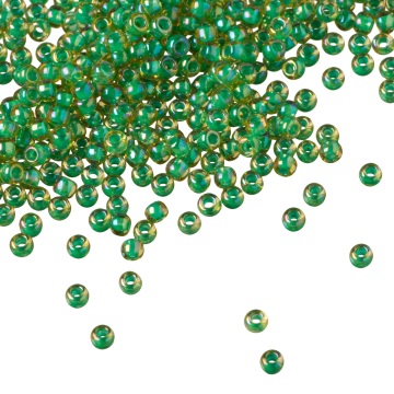 Koraliki TOHO Round 11/0 Inside-Color Rainbow Lt Jonquil/Mint Lined Koraliki TOHO Round 11/0 Inside-Color Rainbow Lt Jonquil/Mint Lined