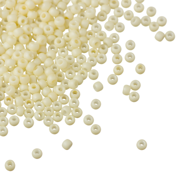 Koraliki TOHO Round 11/0 Opaque-Pastel-Frosted Egg Shell