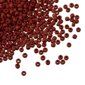 Koraliki TOHO Round 11/0 Opaque-Frosted Oxblood