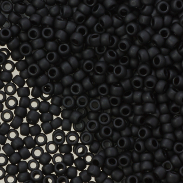 Koraliki TOHO Round 8/0 Opaque-Frosted Jet