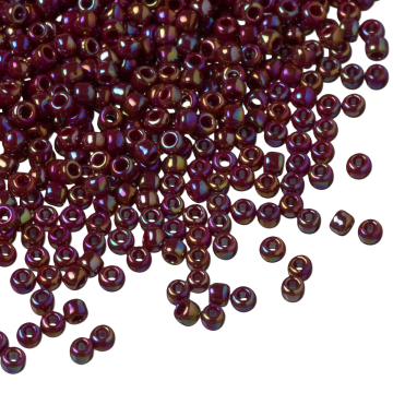 Koraliki TOHO Round 11/0 Opaque-Rainbow Oxblood