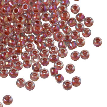 Koraliki TOHO Round 8/0 Inside-Color Rainbow Crystal/Sandstone Lined