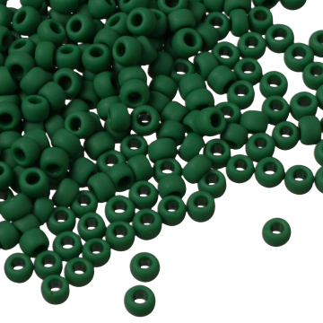 Koraliki TOHO Round 8/0 Opaque-Frosted Pine Green