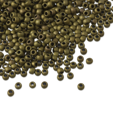 Koraliki TOHO Round 11/0 Antique Frosted Bronze