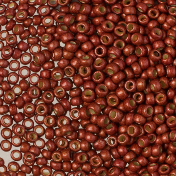 Koraliki TOHO Round Permanent Finish - Matte Galvanized Brick Red 8/0