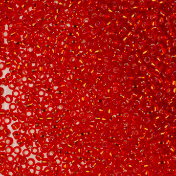 Koraliki TOHO Round Silver-Lined Siam Ruby 11/0